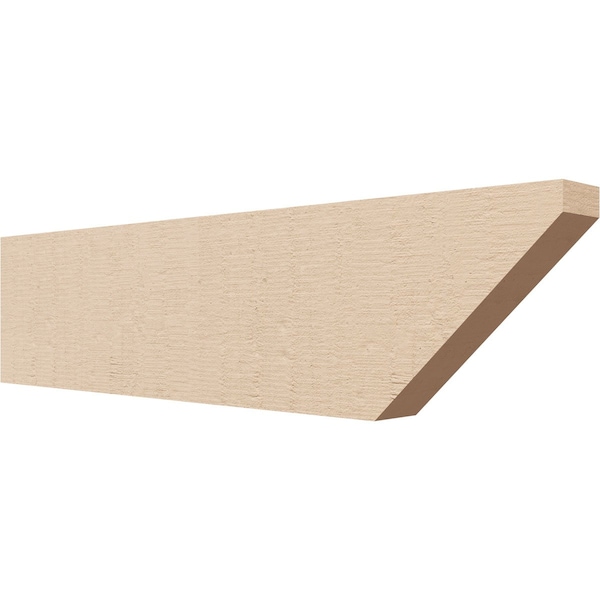 Ekena Millwork 2in. W x 6in. H x 24in. L Concord Woodgrain TimberThane Rafter Tail, Primed Tan RFTUR02X06X24CONRCPR - main